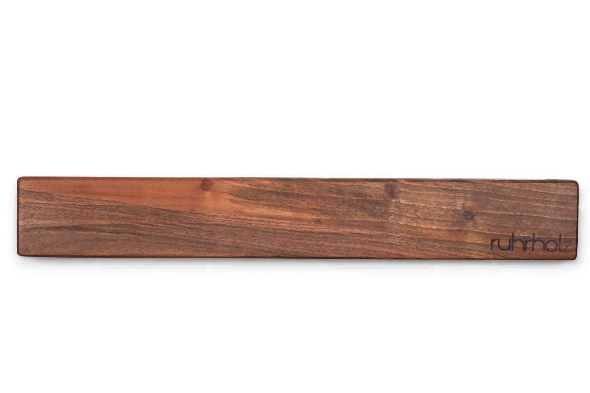 Messerleiste magnetisch aus Holz - französischer Nussbaum für 6 Messer - ruhrholz