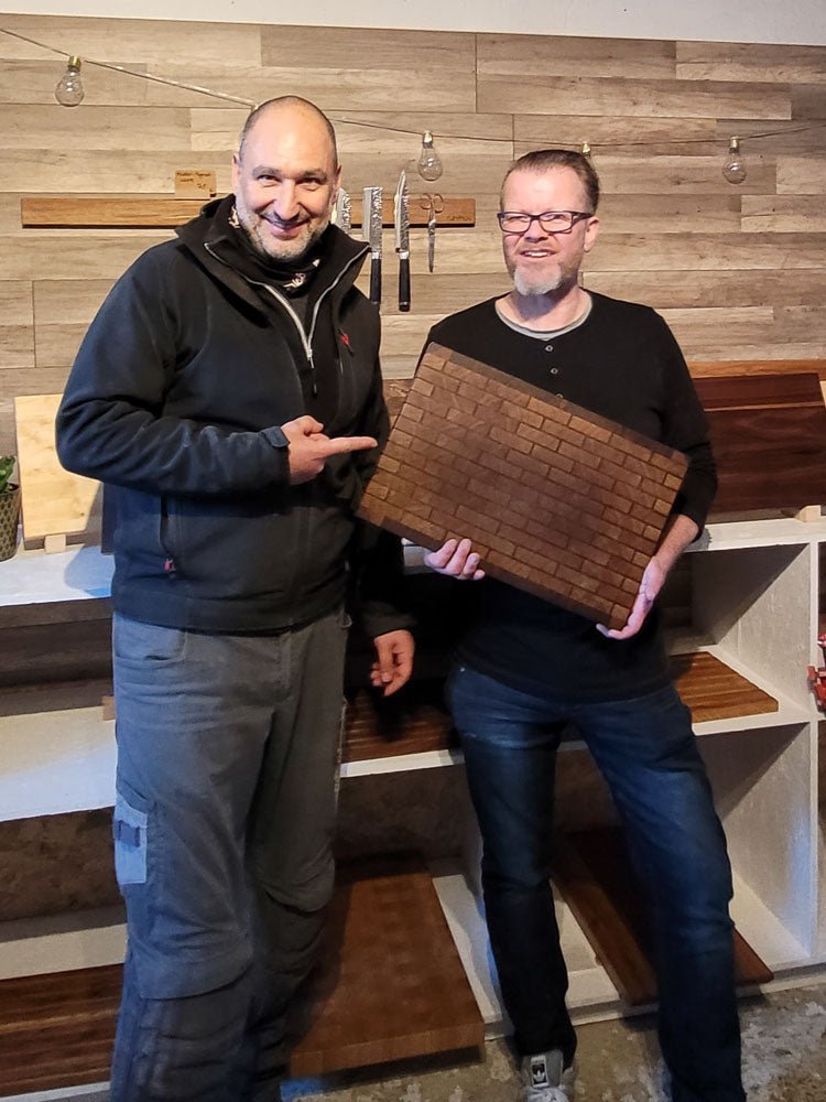 Schneidebrett aus Stirnholz Workshop - 2 Tage - ruhrholz