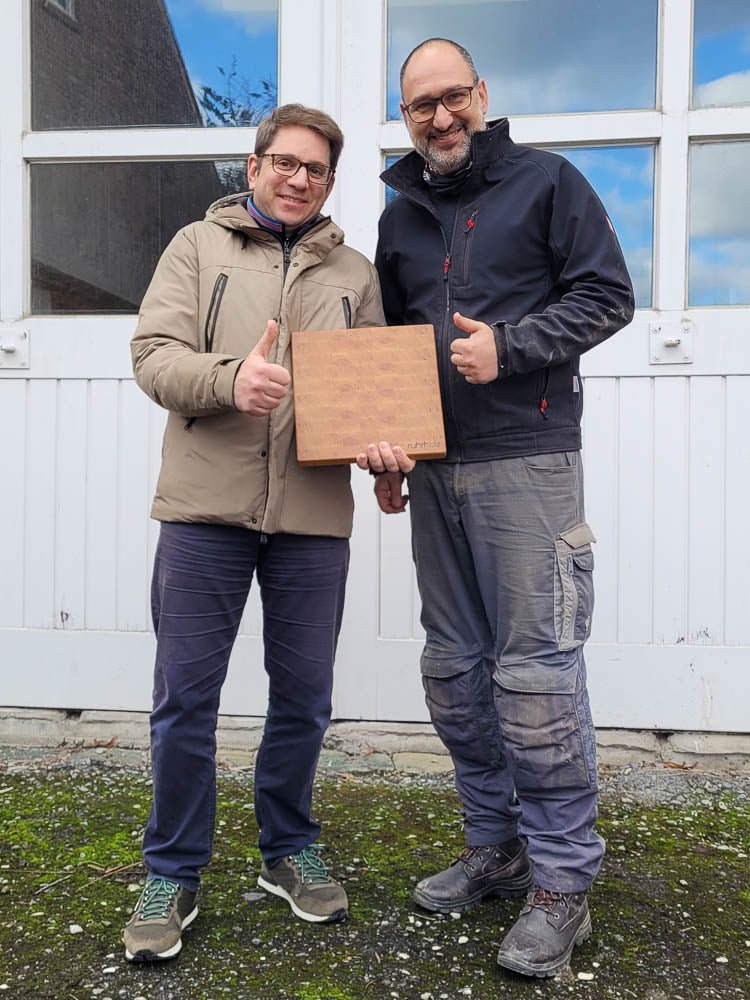 Schneidebrett aus Stirnholz Workshop - 2 Tage - ruhrholz